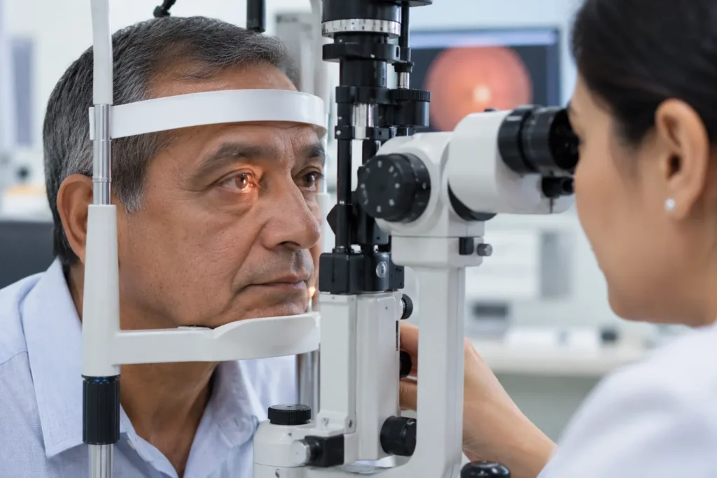 Slit-Lamp Eye Examination-Pterygium Eye Surgery 3