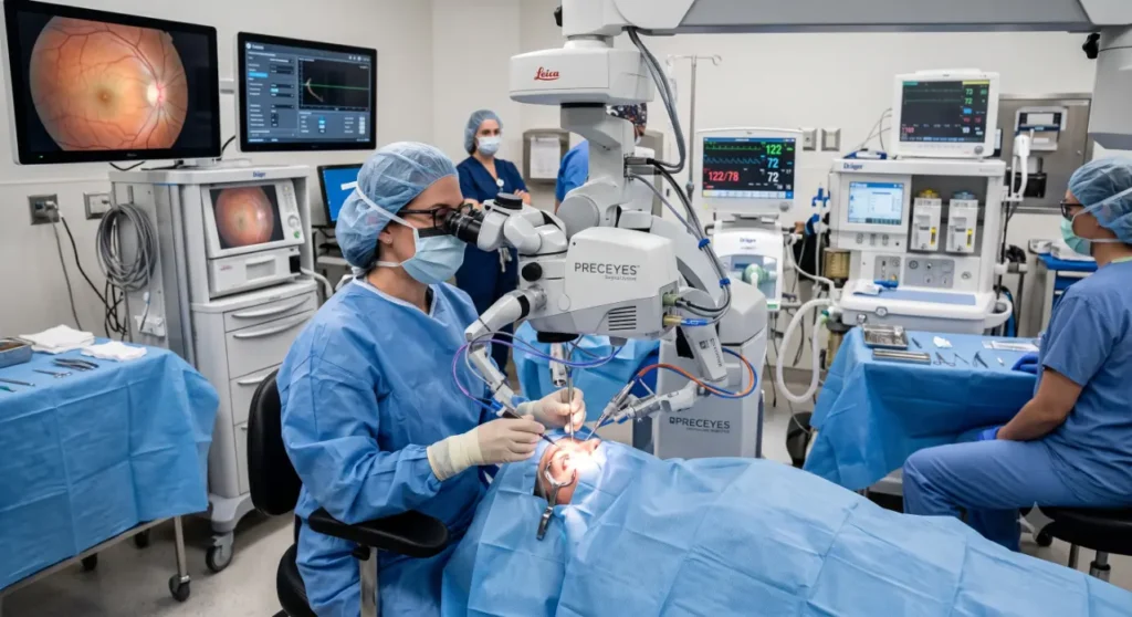 modern ophthalmology operating room-Robotic Eye Surgery 1